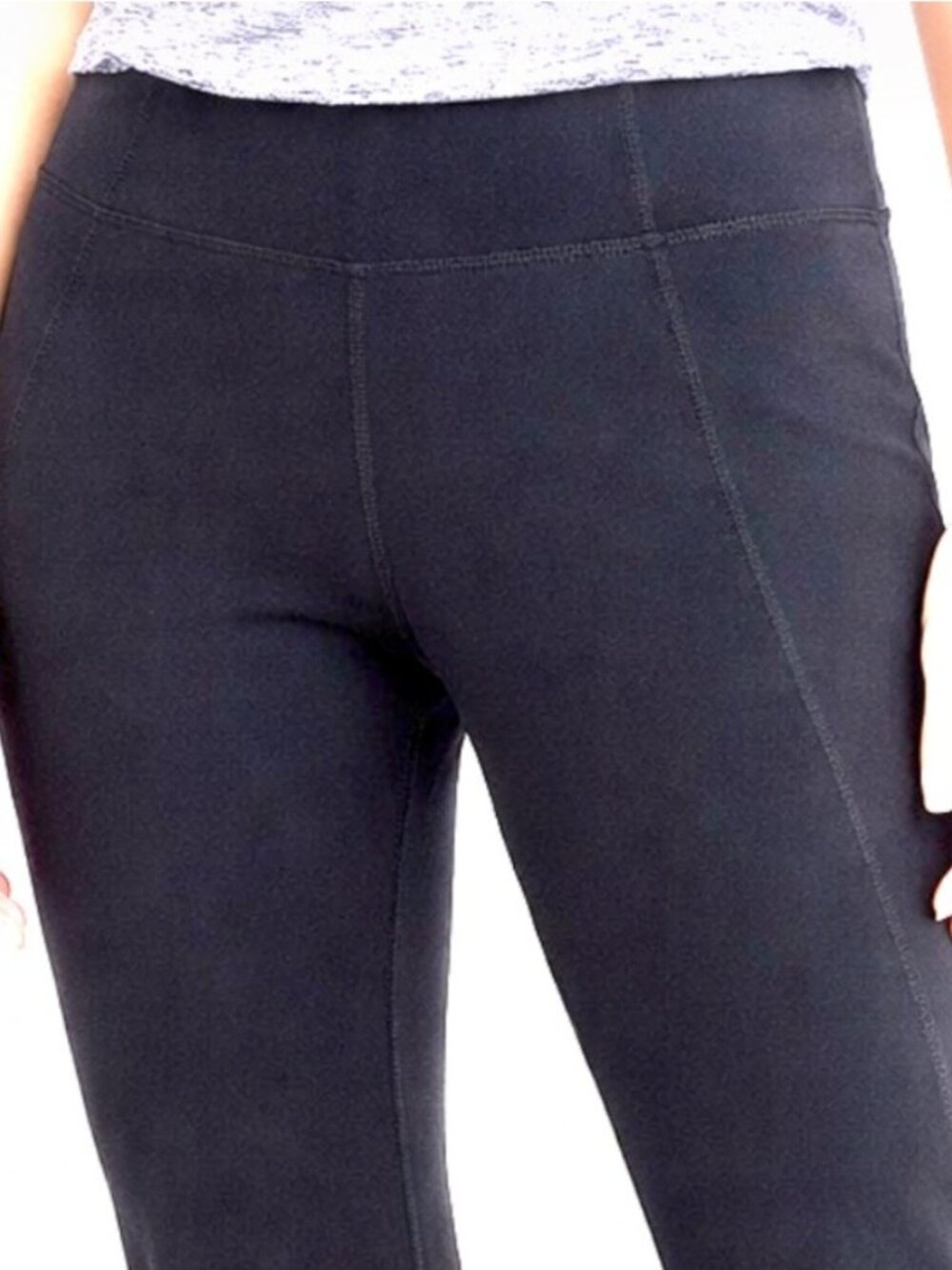 Reitmans Hyba Women’s Black High-Waist Track Pants - Regular Fit Yoga